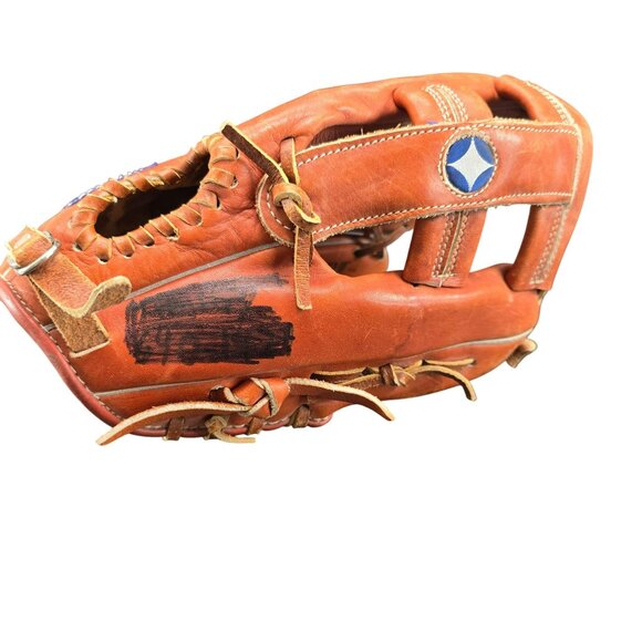 Spalding Left-Handed Baseball Glove The Hustler Leather 42-633 Deep Pocket CM208 - Picture 2 of 7